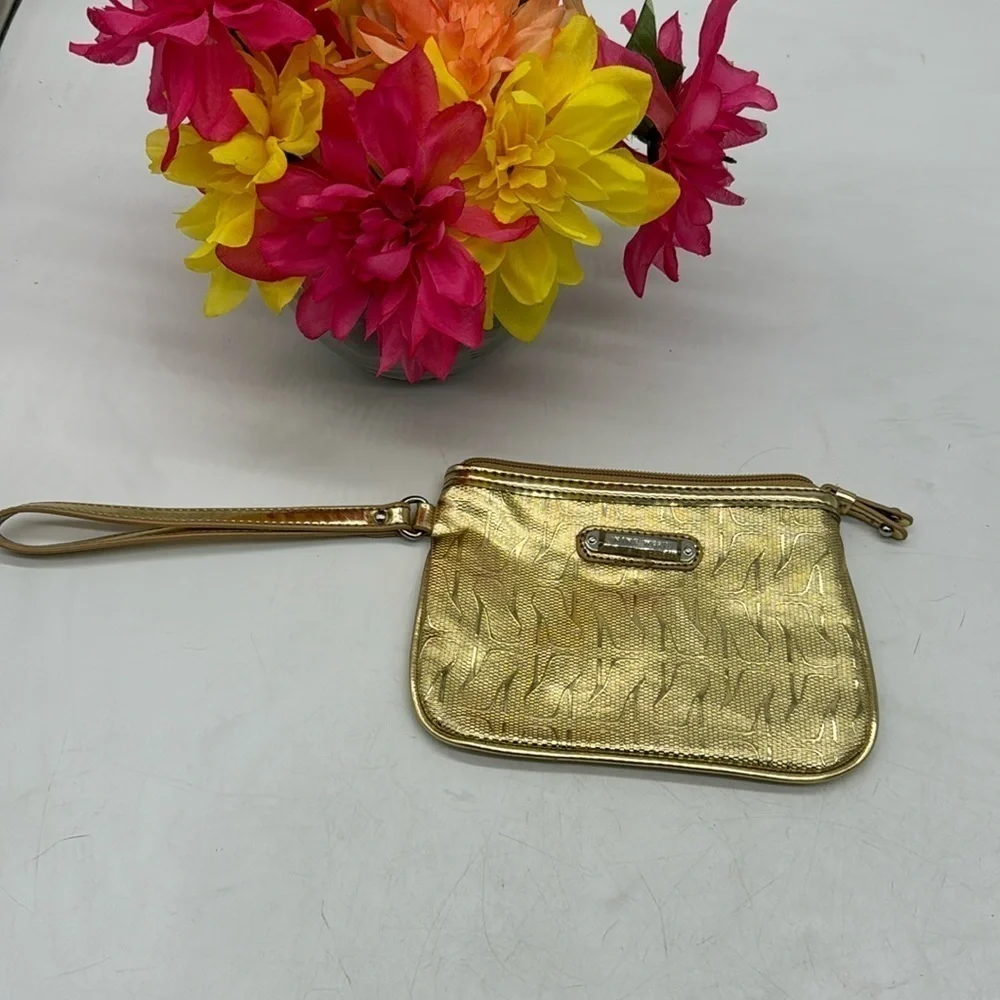 Nine West Gold Wristlet